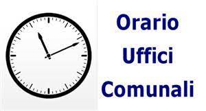 Avviso orari apertura al pubblico settimana dal 28 aprile al 1 maggio